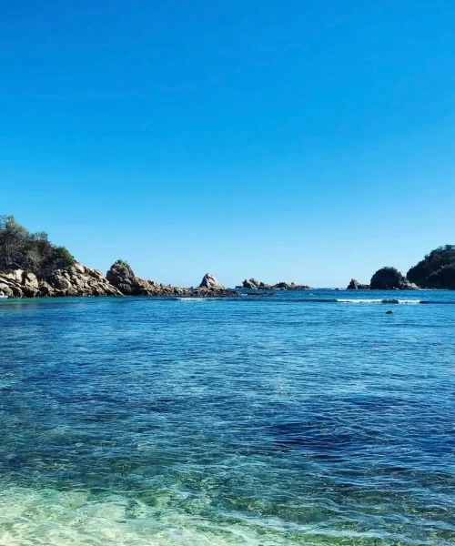 playa bahía de san agustín en oaxaca